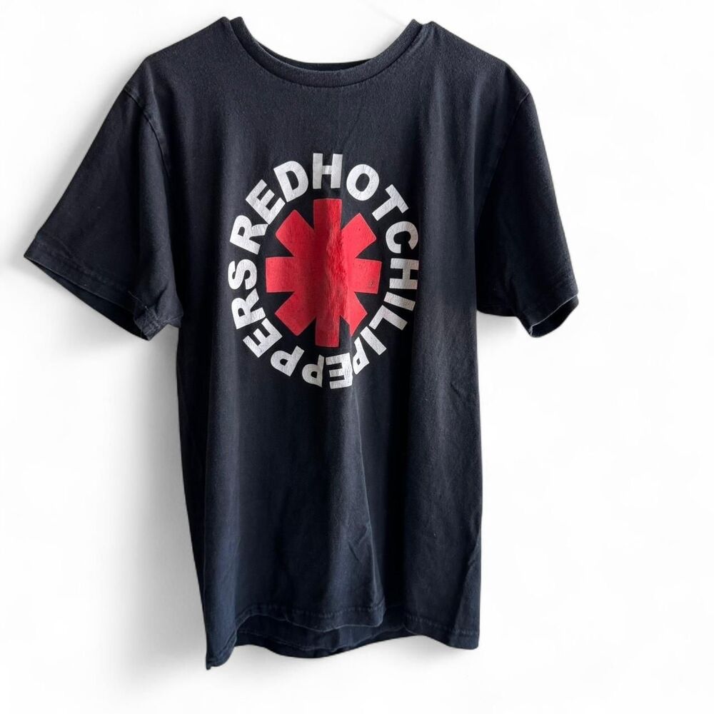 Men's Black Red Hot Chili Peppers Band T-shirt